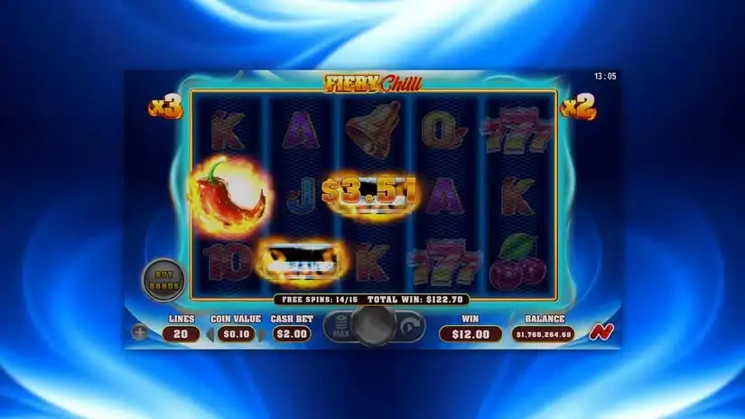 Fiery Chilli slot screenshot 5