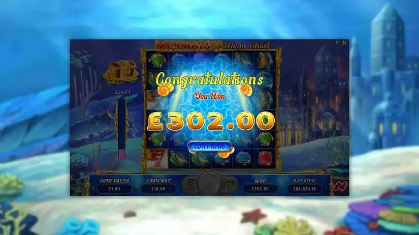 Mermarmaid’s Mega Chest slot screenshot 6