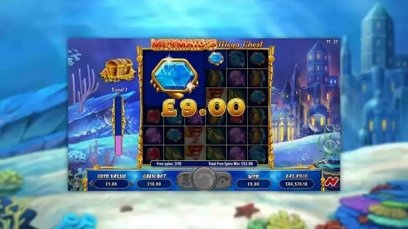 Mermarmaid’s Mega Chest slot screenshot 4