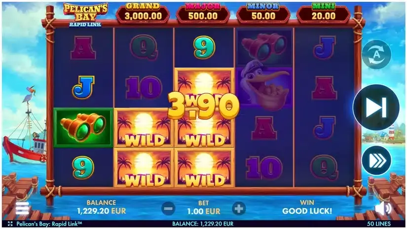 Pelican’s Bay: Rapid Link slot screenshot 3