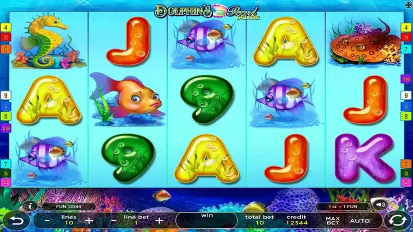 Dolphins Pearl Deluxe slot screenshot 1