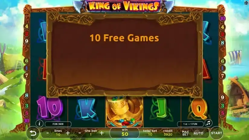 King Of Vikings slot screenshot 3