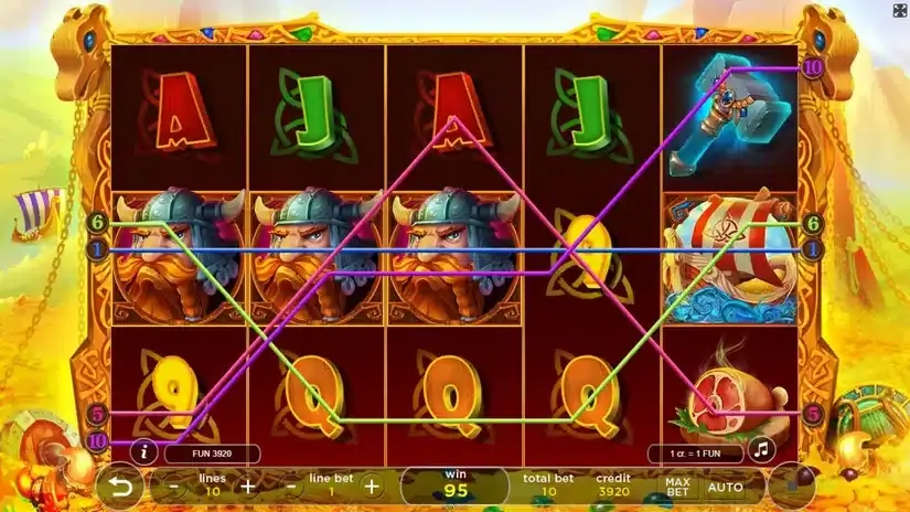 King Of Vikings slot screenshot 4