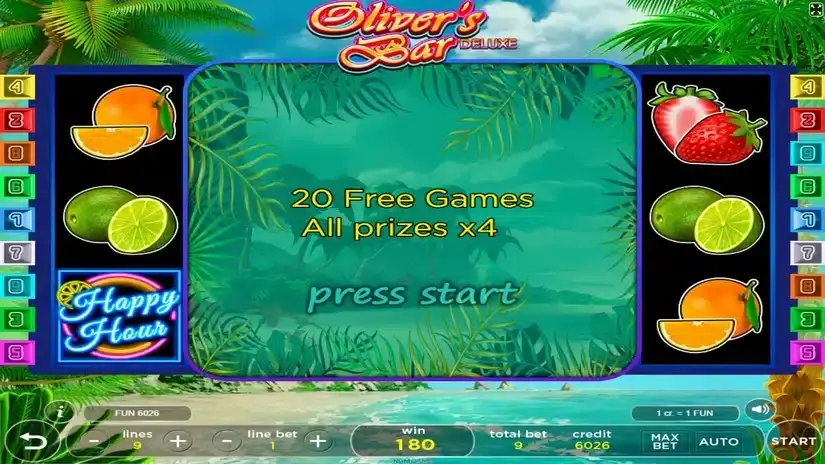 Olivers Bar Deluxe slot screenshot 5