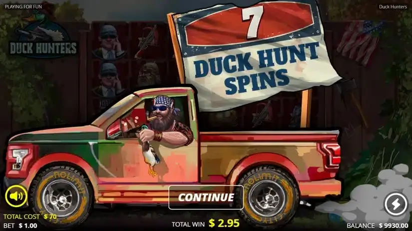 Duck Hunters slot screenshot 2