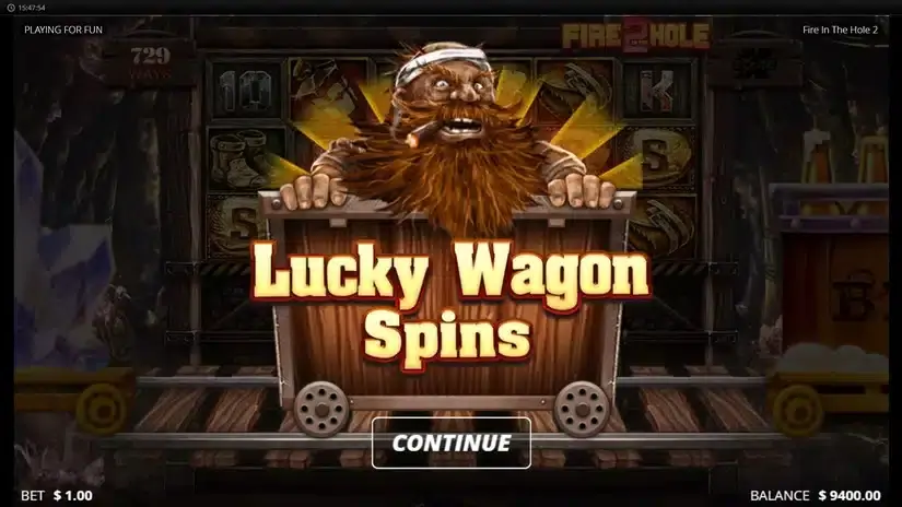 Fire in the Hole 2 slot screenshot 3