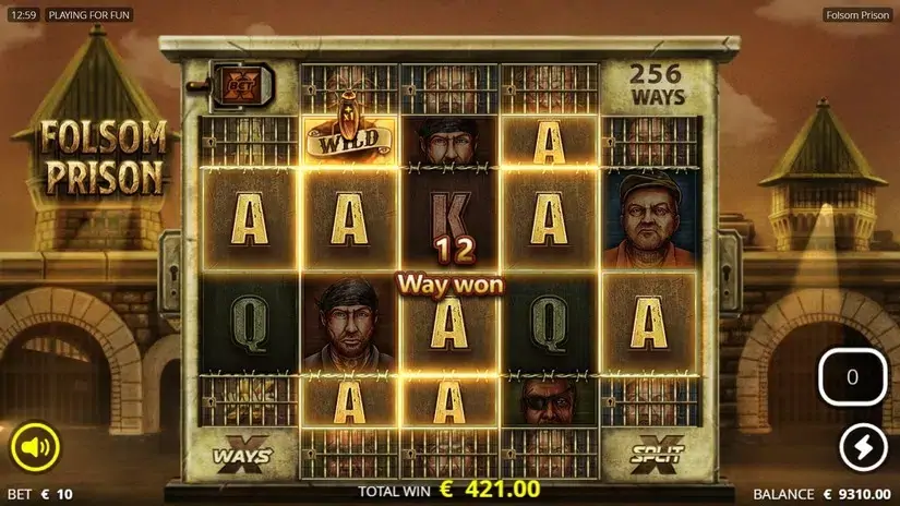 Folsom Prison slot screenshot 5