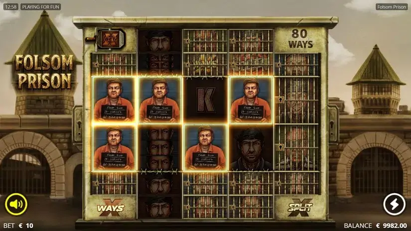 Folsom Prison slot screenshot 2
