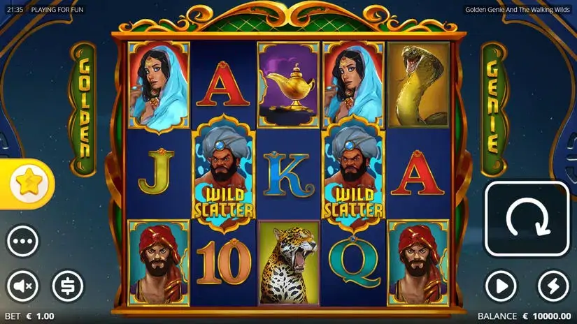 Golden Genie slot screenshot 