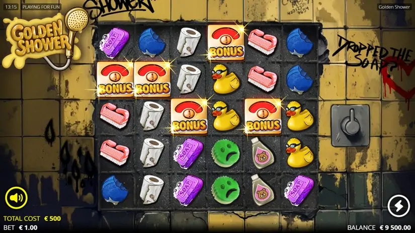 Golden Shower slot screenshot 2