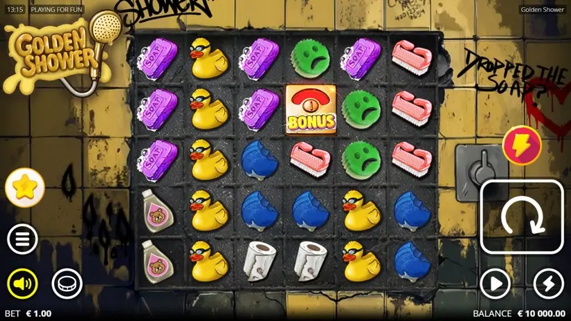 Golden Shower slot screenshot 1