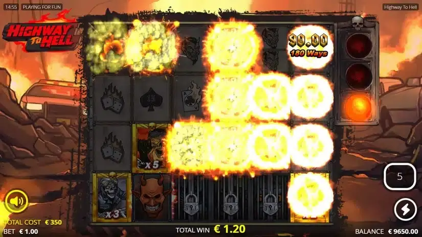 Highway to Hell slot screenshot 4