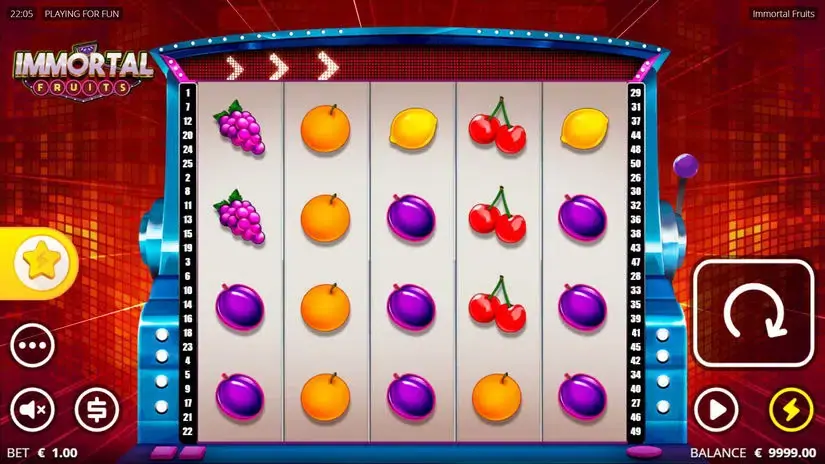 Immortal Fruits slot screenshot 1