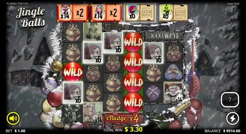 Jingle Balls slot screenshot 6