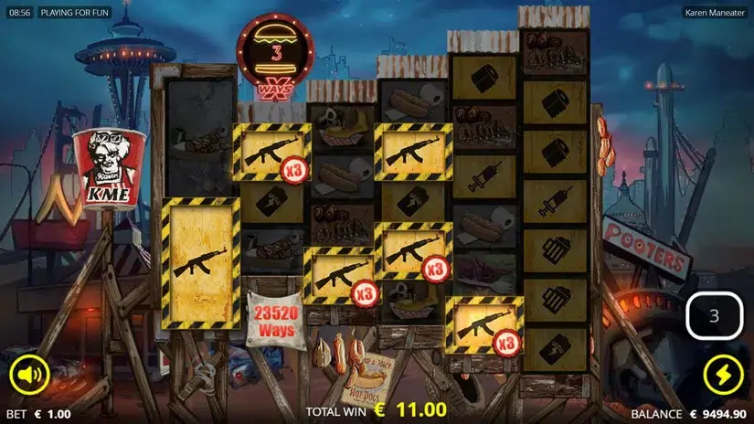 Karen Maneater slot screenshot 5