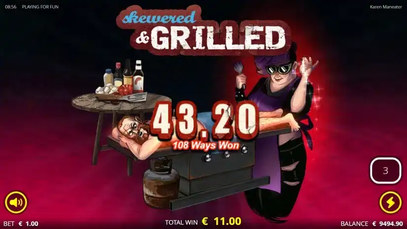 Karen Maneater slot screenshot 6