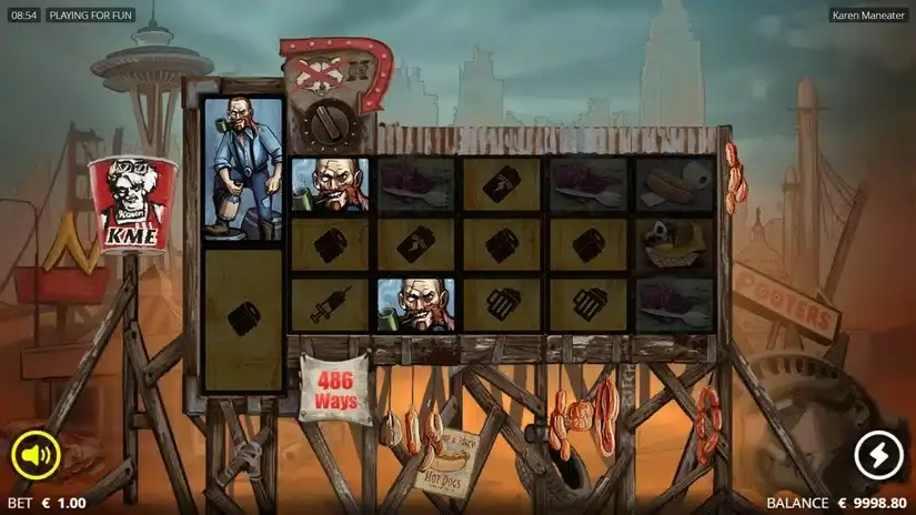 Karen Maneater slot screenshot 