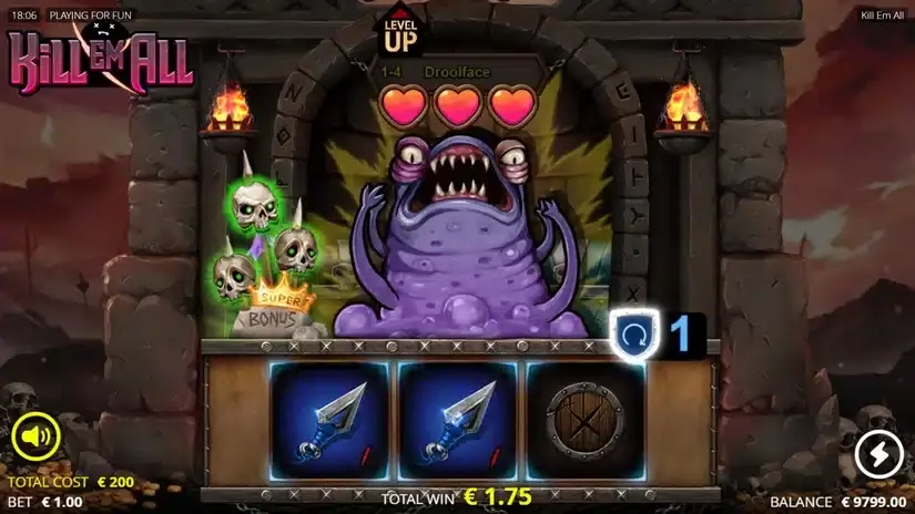 Kill Em All slot screenshot 5