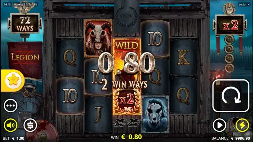 Legion X slot screenshot 2