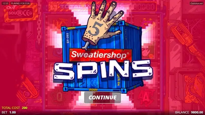 Outsourced slot screenshot 3