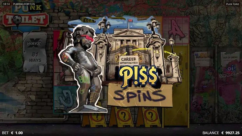 Punk Toilet slot screenshot 3