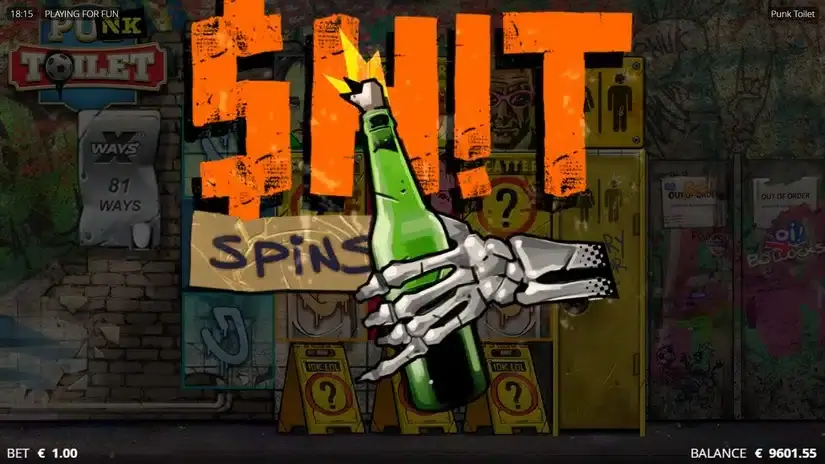 Punk Toilet slot screenshot 5