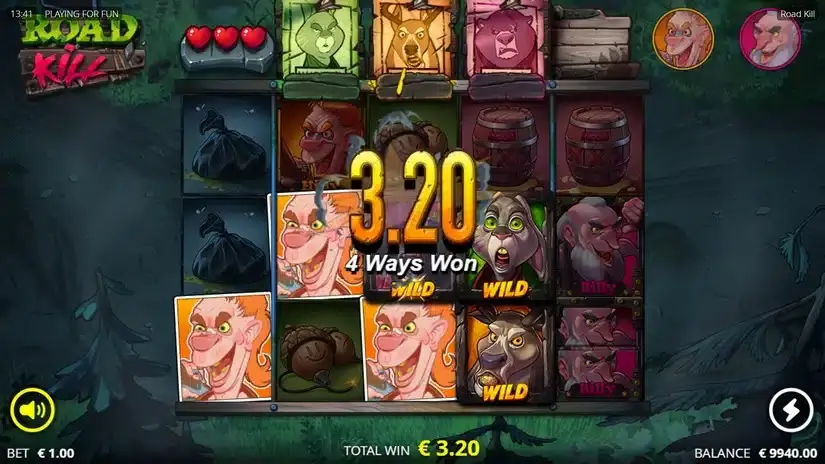 Roadkill slot screenshot 3