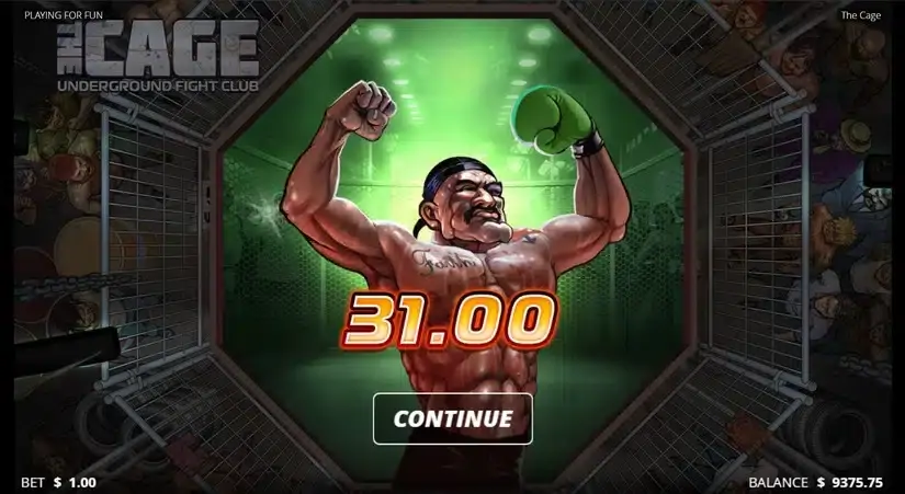 The Cage slot screenshot 