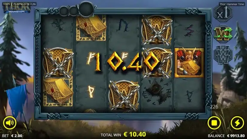 Thor Hammer Time slot screenshot 