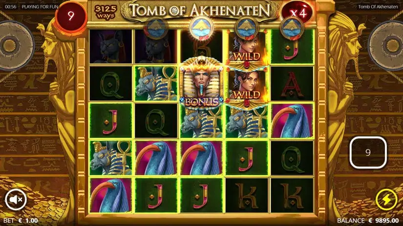 Tomb of Akhenaten slot screenshot 4