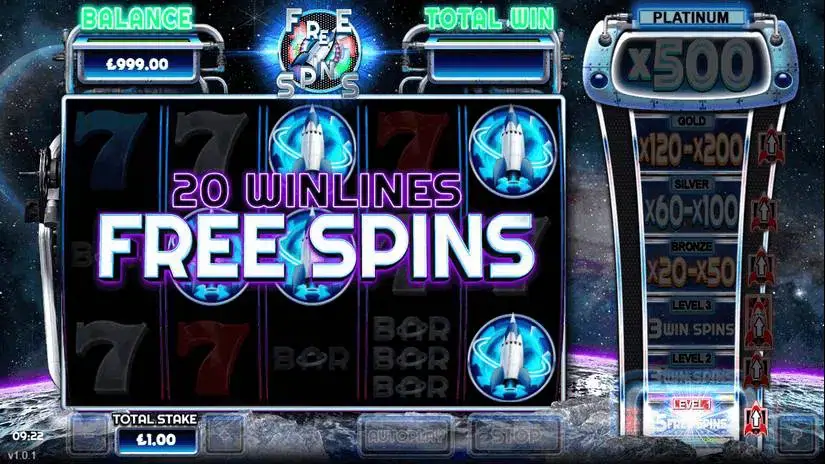 Blast Off slot screenshot 5