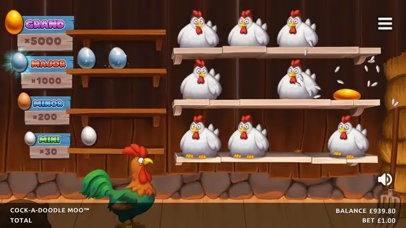 Cock-A-Doodle Moo slot screenshot 6