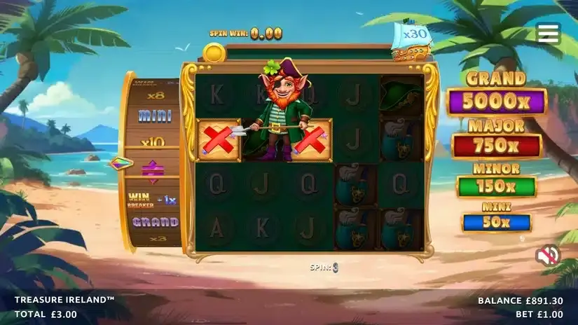 Treasure Ireland slot screenshot 4