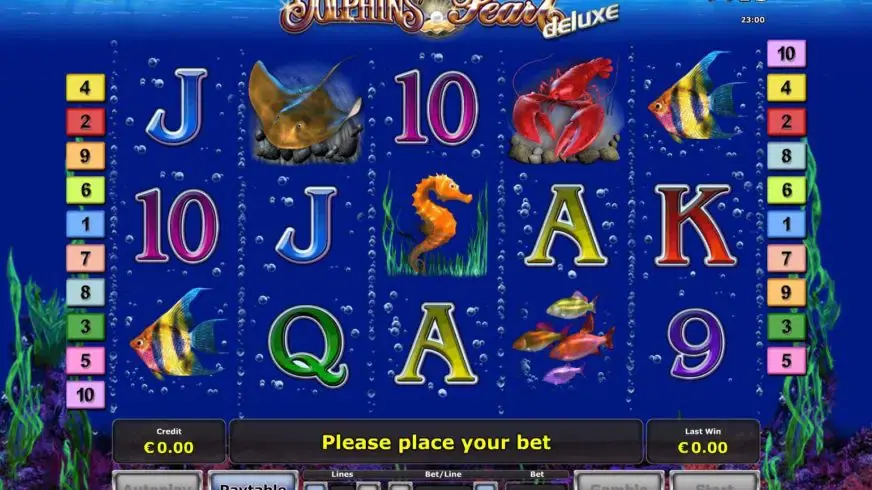 Dolphin’s Pearl Deluxe slot screenshot 1