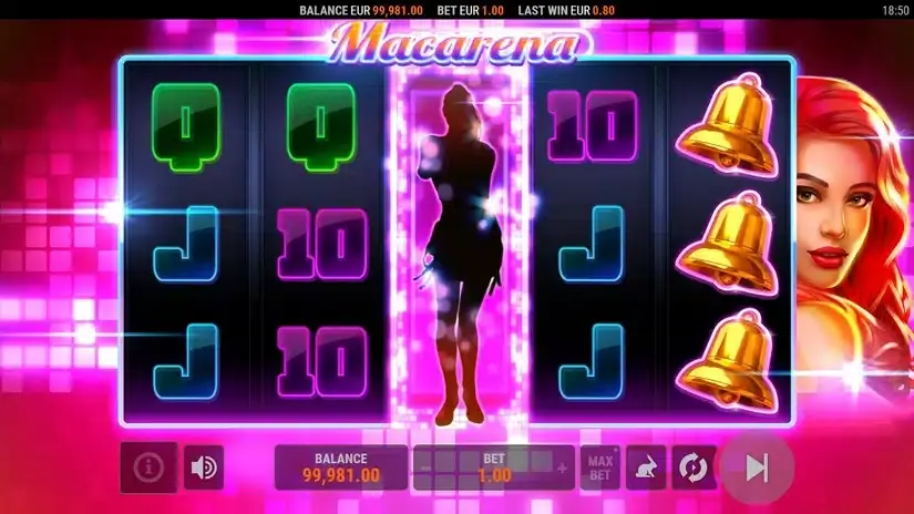Macarena slot screenshot 2
