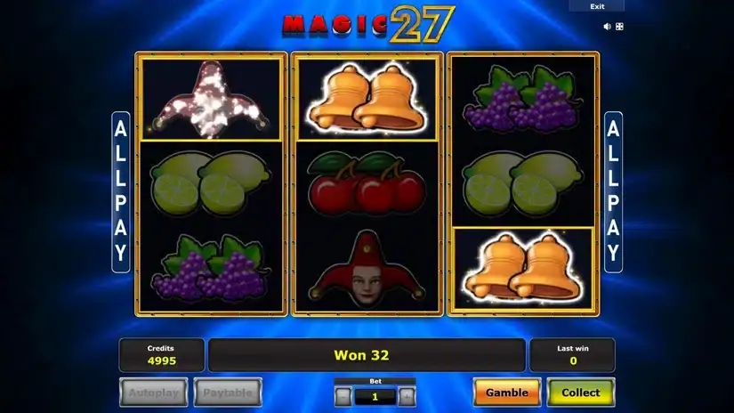 Magic 27 slot screenshot 2