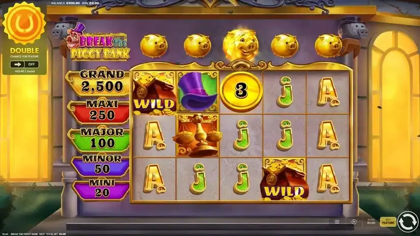 Break The Piggy Bank slot screenshot 2
