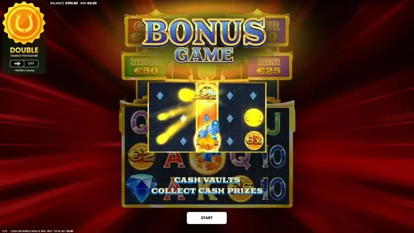 Cash on Wheels Hold & Win slot screenshot 3