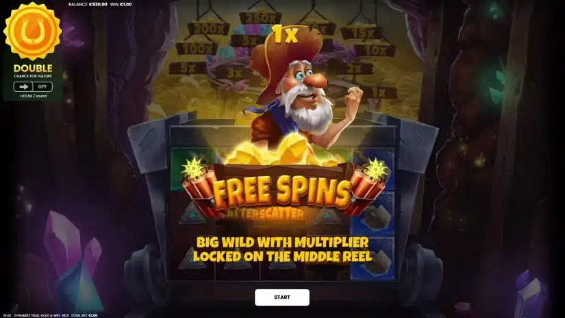 Dynamite Trail Hold & Win slot screenshot 3