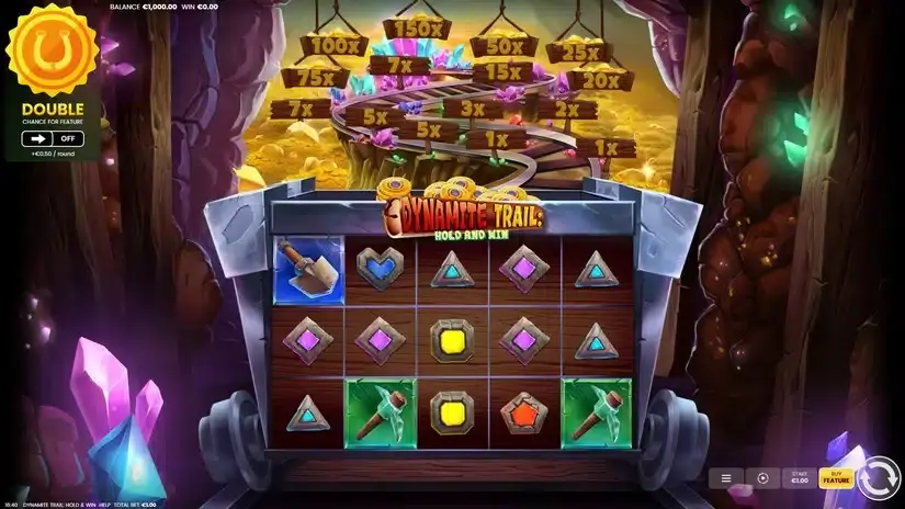 Dynamite Trail Hold & Win slot screenshot 1