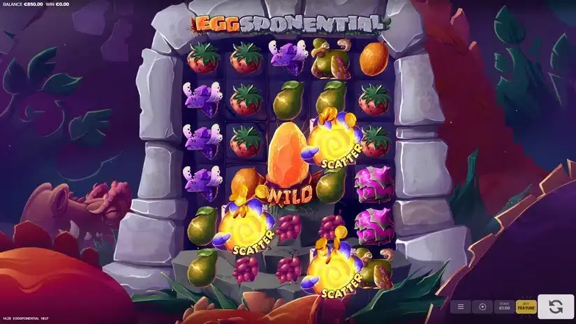 Eggsponential slot screenshot 2