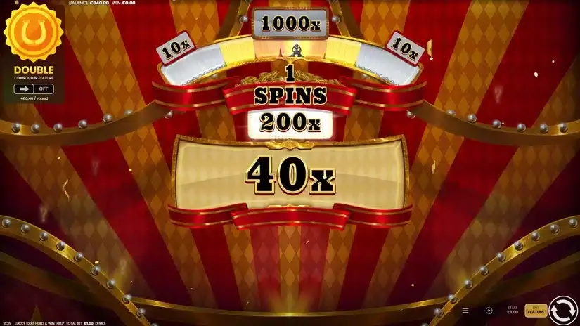 Lucky 1000 Hold & Win slot screenshot