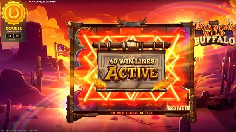 Roaming Wild Buffalo slot screenshot 4