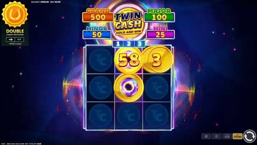 Twin Cash: Hold & Win slot screenshot