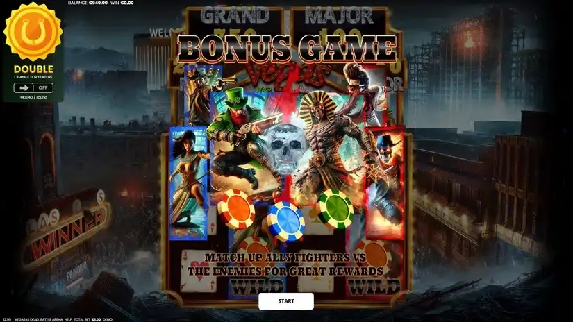 Vegas is Dead: Battle Arena slot screenshot 2