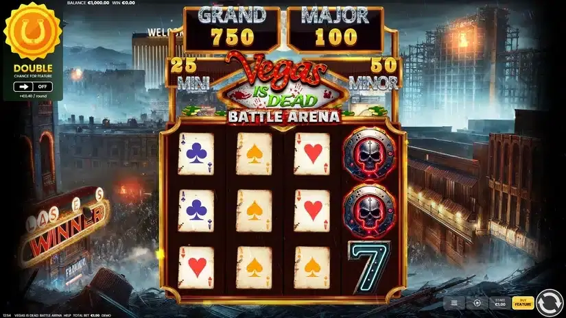 Vegas is Dead: Battle Arena slot screenshot