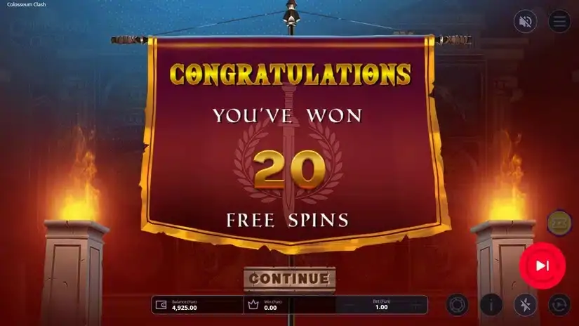 Colosseum Clash slot screenshot 3