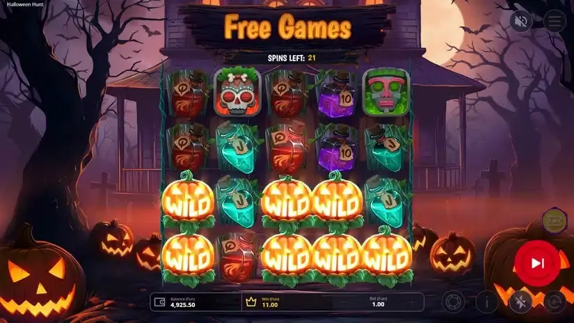 Halloween Hunt slot screenshot 