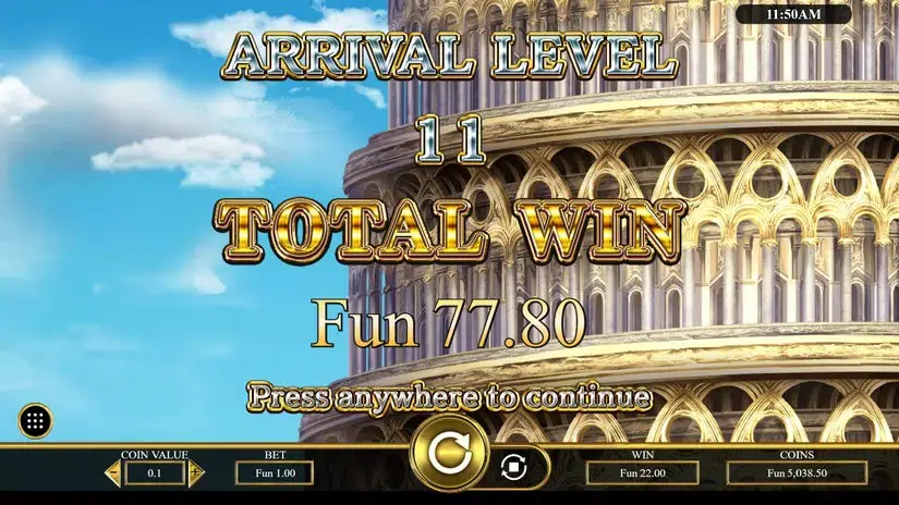 Infinity Tower slot screenshot 6