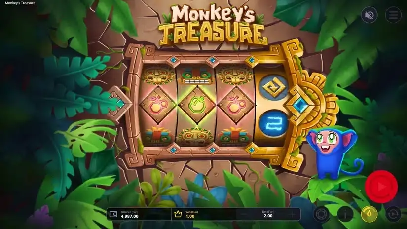 Monkey’s Treasure slot screenshot 3